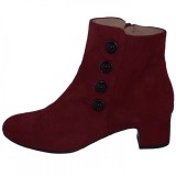 Botine dama, din piele naturala, Brenda Zaro, T2865-I4-84, bordo, 36