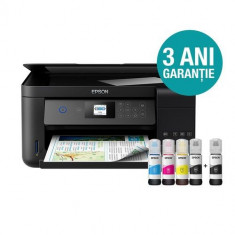 Multifunctional inkjet color Epson EcoTank L4160, A4, 33 ppm, Wireless, CIS (Negru) foto