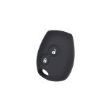 Husa Silicon Cheie Dacia Logan 2 Butoane Neagra Protectie Carcasa Telecomanda