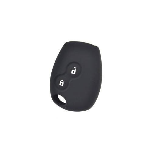 Husa protectie cheie silicon Logan 2 butoane negru
