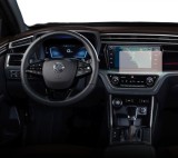 Folie protectie display navigatie Duragon, din silicon, pentru Ssangyong Korando 2019+, transparenta, anti-shock, kit instalare