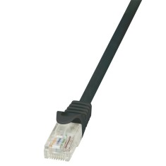 PATCH CORD UTP LOGILINK Cat6, cupru-aluminiu, 1 m, negru, AWG24, &amp;quot;CP2033U&amp;quot; (timbru verde 0.08 lei)