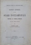 RAPORT GENERAL ASUPRA STARII INVETAMINTULUI PRIMAR SI NORMAL-PRIMAR IN ANUL SCOLA R 1896-1987-STEFAN C. IOAN