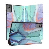 Husa pentru Lenovo Idea Tab 11, Techsuit, FoldPro Green Time, Multicolor