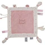 Label Label Cuddle Cloth jucărie de adormit Hearts Pink 1 buc, Label-Label