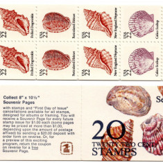 SUA 1985, Fauna, carnet, serie neuzata, MNH