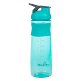 Sticlă Apă Sport, Live Up, Inel din Silicon, Culoare Turcoaz, Capacitate 1L, Oem