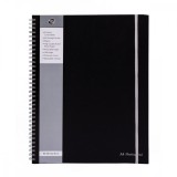 Agenda Pukka Pad A4, 160 Pagini, Hartie 90g, Coperta Dura, Cu Harta, Suport Carduri si Separator Tip Plic