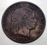 J.171 HAITI 1 CENTIME 1881