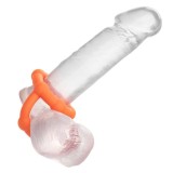 Calexotics-Alpha All Star Ring Portocaliu-Silicon, Waterproof