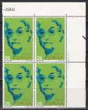 Spania 1991 - Portret de femeie, Bloc de 4, MNH