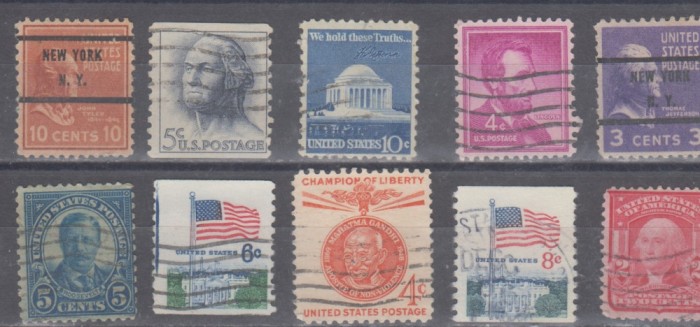 A7 T1 20 - Timbre foarte vechi - America