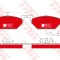 Set placute frana,frana disc SEAT TOLEDO II (1M2) (1998 - 2006) TRW GDB1386DTE