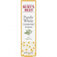 Pasta de Dinti, Burt&#039;s Bees, Purely White, Zen Peppermint, Efect Albirea Dintilor, fara Ingrediente