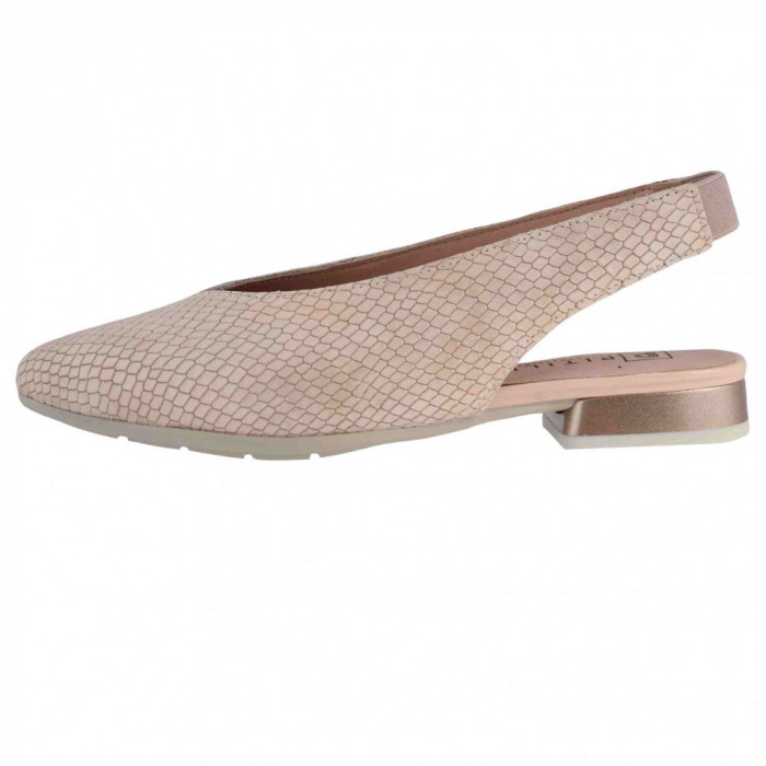 Pantofi dama, din piele naturala, marca Pitillos, 5202-M2-132, nude