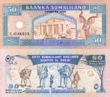 Bancnota Somaliland 50 Shillings 2002, Africa, UNC (Neutilizata)