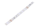 Bandă LED RGB Programabilă IPIXEL 5050, 60 LED/m, PCB Alb, IP20, 12mm