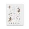 Sablon Perete vopsire, tencuiala 900x600x0.7mm Fairy Unicorn Growth Chart Refolosibil, model MXSP7106, Oem