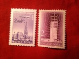 2 Serii de 1 valoare Ungaria 1958 Televiziunea si 1968 Aviatie