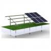 Sistem complet montare structura sol cu stalpi pentru 20-24 panouri solare fotovoltaice de 2384x1096x35mm, 2384x1303x35mm, lungime 13.6m, 70cm garda s