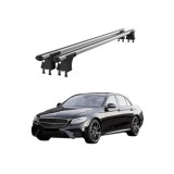 Set bare transversale aluminiu cu prindere in puncte fixe compatibile Mercedes Clasa E W212 2009-2016 negre sau argintii Cod: 120101 Kit 203