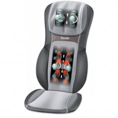 Aparat Masaj Beurer MG295 negru 4 role shiatsu 2 capete pentru masajul gatului 60W Negru foto