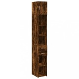 Cumpara ieftin Dulap de depozitare slim, stejar fumuriu, 30x42,5x225 cm, lemn