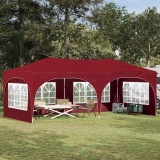 vidaXL Cort de Petrecere Pop-up Burgundy 575 x 288 x 245 cm 42019895