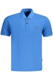 Tricou Polo barbati, Elbas NP0A4GB4, Regular Fit, Albastru (Marime: 2XL), Napapijri