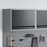 vidaXL Cabinet pentru Unelte negru și gri 50 x 25 x 35 cm