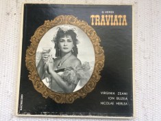 traviata verdi virginia zeni ion buzea nicolae herlea box set 3 discuri vinyl lp muzica clasica opera cu brosura VG++