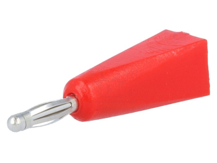 Conector Banană 2mm Roșu pe Cablu