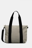 Rains geantă Tote Bag Mini W3 culoarea verde, 14160