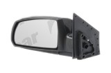 Oglinda exterioara Kia Rio (De), 01.05-2009.2011, partea Stanga, culoare sticla crom , sticla convexa, cu carcasa neagra, cu incalzire, ajustare elec