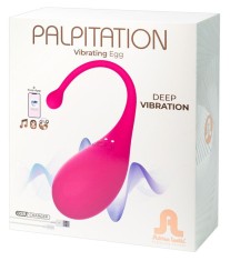Vibro-glont Palpitation- Bluetooth - Vibro-glont din silicon cu 9 moduri de vibratie ce poate fi controlat prin aplicatie, Bluetooth sau manual foto