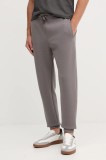 Armani Exchange pantaloni de trening culoarea gri, uni, XM001894 AF10818