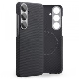 Husa MagSafe pentru Samsung Galaxy S25+ S936, Edizard, Air, Neagra