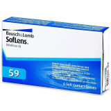 Lentile de contact SofLens 59, -01.00, 6 bucăți, Bausch Lomb