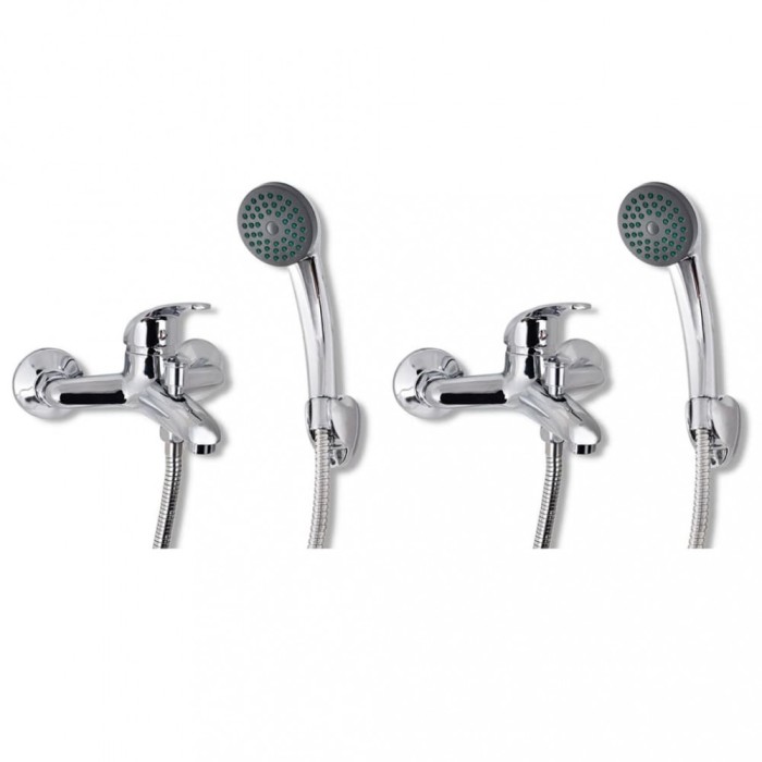 vidaXL Mixer pentru duș, 2 buc.