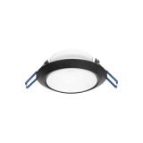 Rama spot Draco GU10 87X85mm, negru refl alb, Metsan