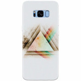 Husa silicon pentru Samsung S8 Plus, Abstract Grunge Light Triangle