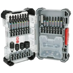 BOSCH Set de 35 biti si accesorii pentru insurubare PRO Impact, prindere hexagon 1/4&amp;quot;