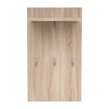 Cumpara ieftin Cuier de perete DTD stejar sonoma Norty 66x30x115 cm
