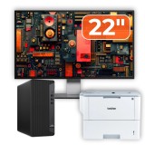 Pachet Calculator Second Hand HP EliteDesk 800 G6 Tower, Intel Core i5-10400F 2.90 - 4.30GHz, 16GB DDR4, Placa Video AMD Radeon R7 430 2GB, 256GB SSD