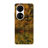 Husa compatibila cu Huawei Nova Y70 model Forest Lake View, Silicon, TPU, Viceversa, Transparent, Carcasa