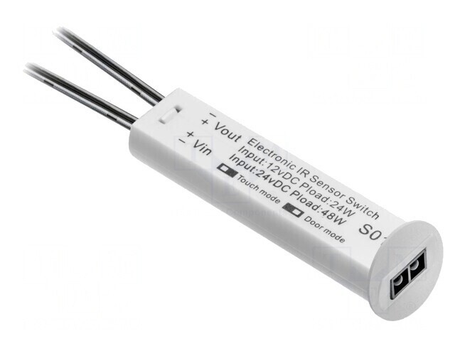 &Icirc;ntrerupător Alb Fără Atingere 12V/24V DC
