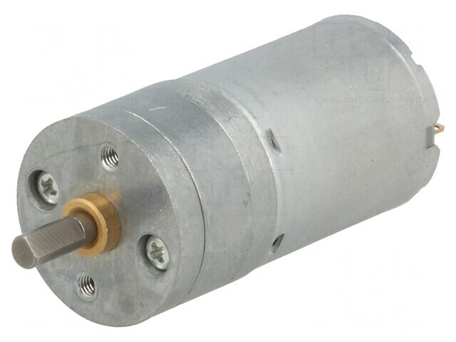 Motor DC cu Transmisie 12V 5,6A Ax Crestătură D
