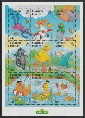 CAYMAN ISLANDS 2000 DESENE ANIMATE SESAME STREET foto