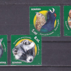 ROMANIA 2011 - FAUNA DIN REZERVATII NATURALE, SERIE - LP 1909