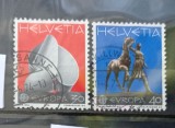 TS21 - Timbre serie - Elvetia - Helvetia 1974 Mi1029-30, Stampilat